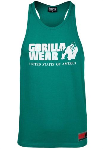 Gorilla Wear Classic Tank Top Teal Green/kékeszöld Trikó
