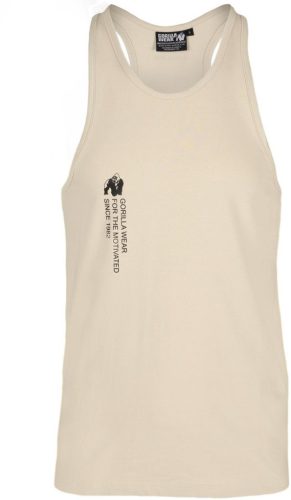 Gorilla Wear Carrizo Tank Top Beige/bézs Trikó