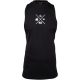 Gorilla Wear Cisco Drop Armhole Tank Top Fekete/fehér Trikó