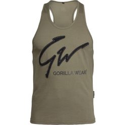 Gorilla Wear Evansville Tank Top Army Zöld Trikó