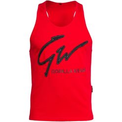 Gorilla Wear Evansville Tank Top Piros Trikó