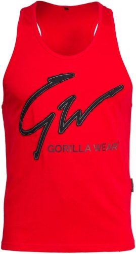 Gorilla Wear Evansville Tank Top Piros Trikó