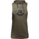 Gorilla Wear Lawrence Hooded Tank Top Army Zöld Trikó