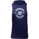 Gorilla Wear Lawrence Hooded Tank Top Navy Kék Trikó