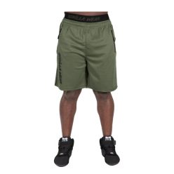   Gorilla Wear Mercury Mesh Shorts Army Zöld/fekete Rövidnadrág