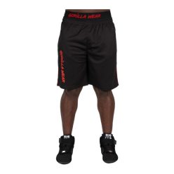 Gorilla Wear Mercury Mesh Shorts Fekete/piros Rövidnadrág