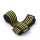 Gasp Inc Knee Wraps Térdbandázs Fekete/sárga