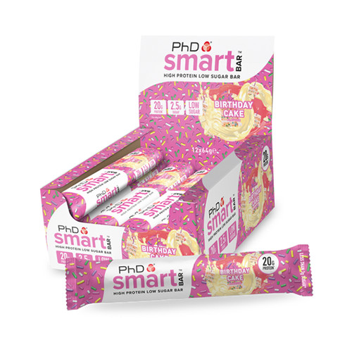 Phd Nutrition Smart Bar - 12x64 G Caramel Crunch/karamell