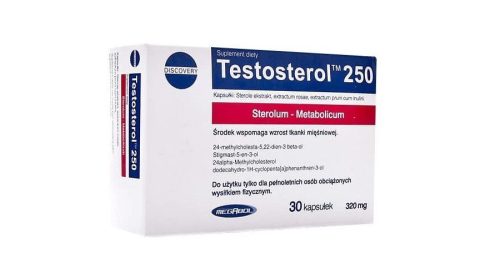 Megabol Testosterol 250 - Növényi Szterolokat Tartalmazó Természetes Anabolizátor - Dupla Csomag 2x30 kapszula