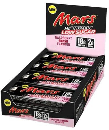 Mars High Protein Bar - Low Sugar Raspberry Smash - Málna 55 g