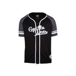 Gorilla Wear 82 Baseball Jersey Black Fekete Póló