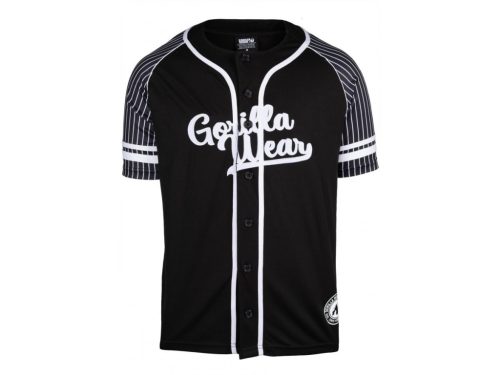 Gorilla Wear 82 Baseball Jersey Black Fekete Póló