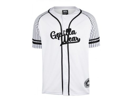 Gorilla Wear 82 Baseball Jersey White Fehér Póló