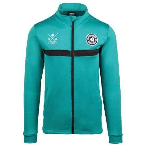 Gorilla Wear Vernon Kids Track Jacket - Gyerek Pulóver Teal Green/kékeszöld