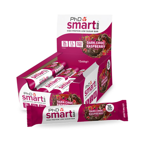 Phd Nutrition Smart Bar - 12x64 G Milk Choc Hazelnut/tejcsokoládés Mogyoró