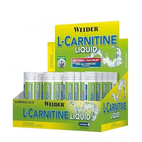 Weider L-Carnitine Liquid - Folyékony L-Karnitin Ital 20x25 ml
