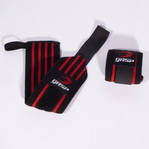 Gasp Inc Hardcore Wrist Wraps - Csuklószorító Fekete/piros