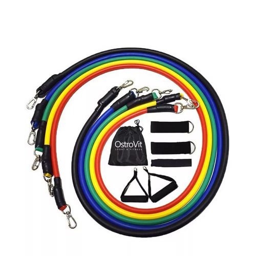 Ostrovit Expander Training Bands Set - 5 Gumikötélből Álló Edzőszett 1 Csomag