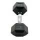 Sveltus Hexagonal Dumbbell - Hex Hatszögletű Egykezes Gumírozott Fix Edzőtermi Kézisúlyzó 6 Kg