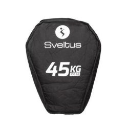   Sveltus Hexagonal Dumbbell - Hex Hatszögletű Egykezes Gumírozott Fix Edzőtermi Kézisúlyzó 8 Kg