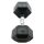 Sveltus Hexagonal Dumbbell - Hex Hatszögletű Egykezes Gumírozott Fix Edzőtermi Kézisúlyzó 12 Kg