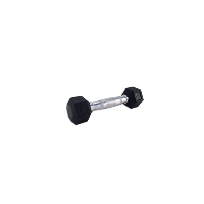 Sveltus Hexagonal Dumbbell - Hex Hatszögletű Egykezes Gumírozott Fix Edzőtermi Kézisúlyzó 1 Kg
