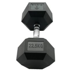   Sveltus Hexagonal Dumbbell - Hex Hatszögletű Egykezes Gumírozott Fix Edzőtermi Kézisúlyzó 2 Kg