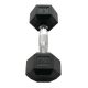 Sveltus Hexagonal Dumbbell - Hex Hatszögletű Egykezes Gumírozott Fix Edzőtermi Kézisúlyzó 3 Kg