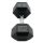 Sveltus Hexagonal Dumbbell - Hex Hatszögletű Egykezes Gumírozott Fix Edzőtermi Kézisúlyzó 18 Kg