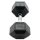 Sveltus Hexagonal Dumbbell - Hex Hatszögletű Egykezes Gumírozott Fix Edzőtermi Kézisúlyzó 14 Kg