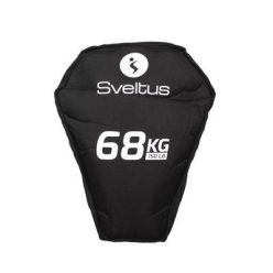   Sveltus Hexagonal Dumbbell - Hex Hatszögletű Egykezes Gumírozott Fix Edzőtermi Kézisúlyzó 9 Kg