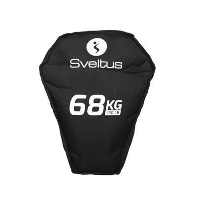 Sveltus Hexagonal Dumbbell - Hex Hatszögletű Egykezes Gumírozott Fix Edzőtermi Kézisúlyzó 9 Kg